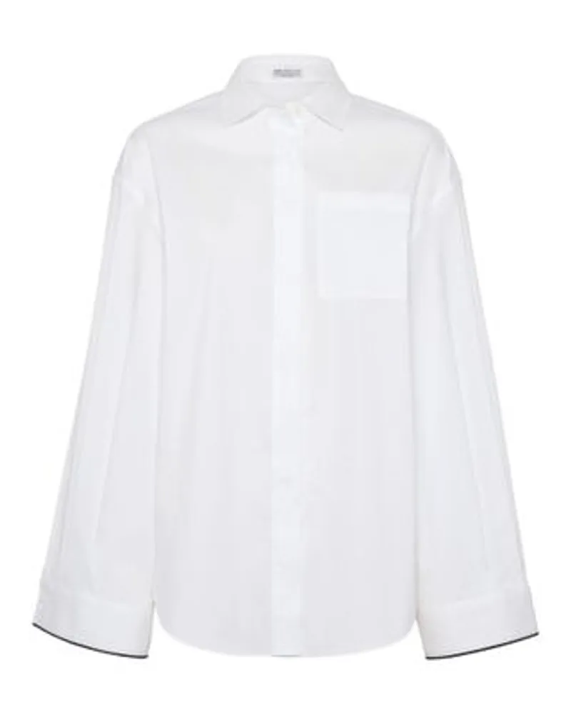 Brunello Cucinelli Baumwollhemd White