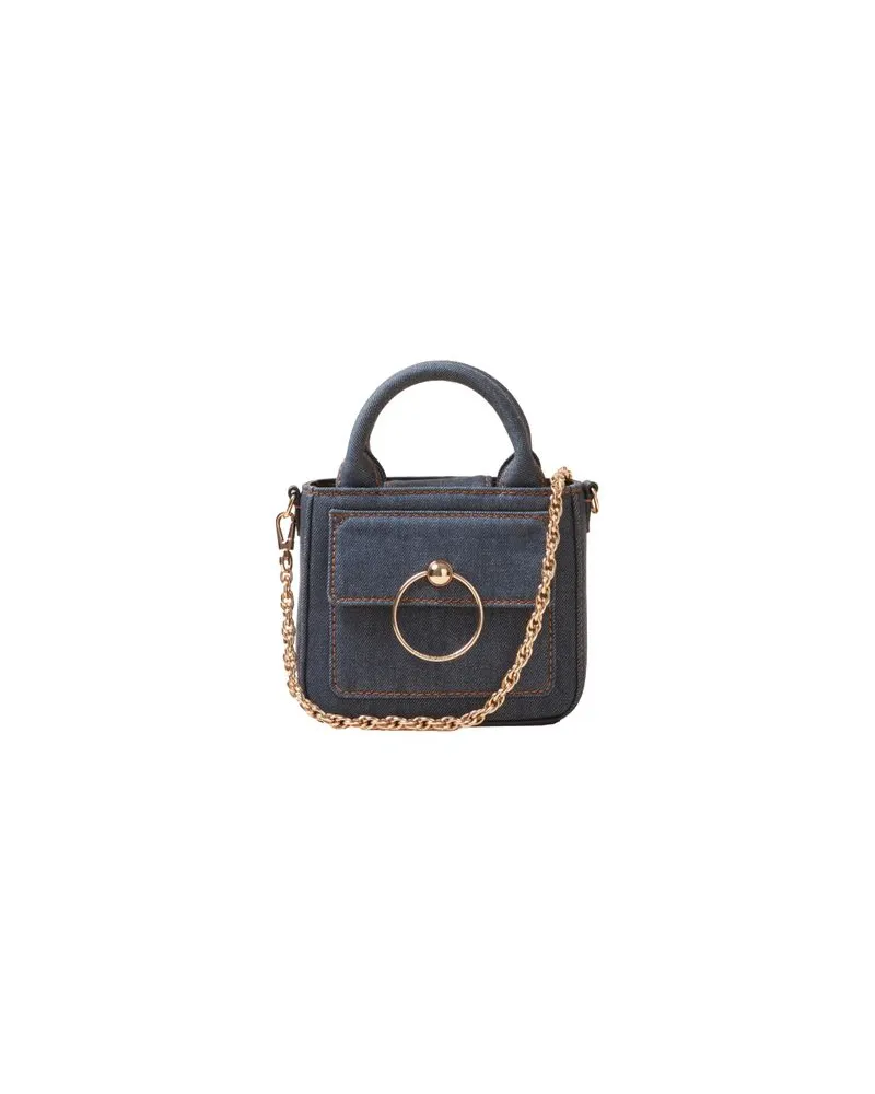 Claudie Pierlot Mini-Tasche Anouck Kette Blue