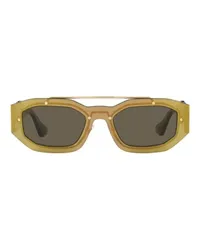 Versace Irregular-Sonnenbrille Biggie Beige