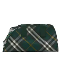 Burberry Duffle Bag Checked Shield Green