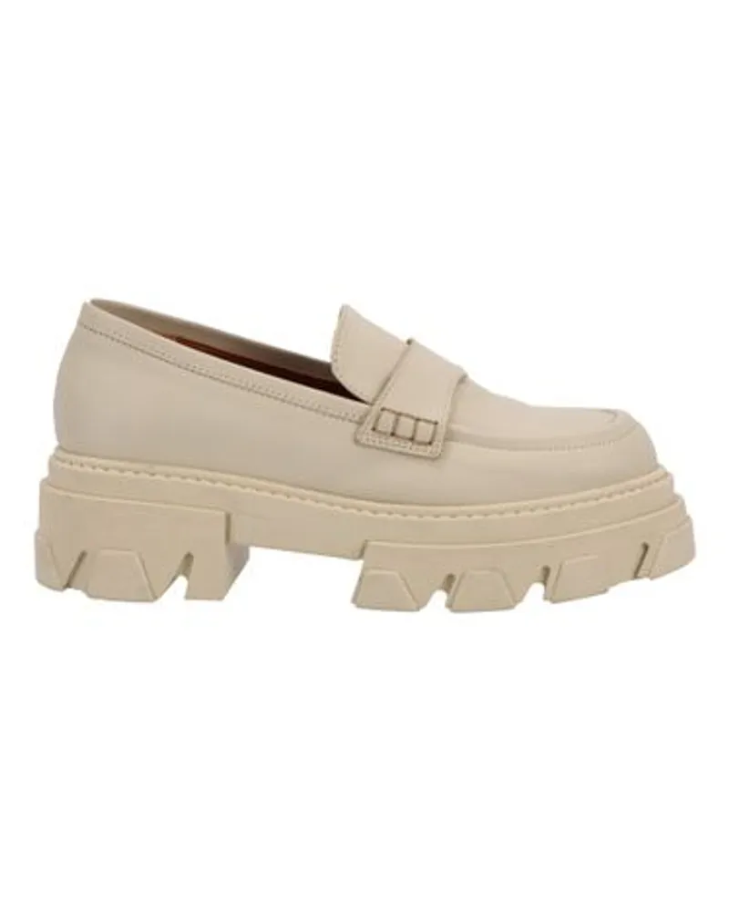 Alohas Trailblazer Leder-Loafers White