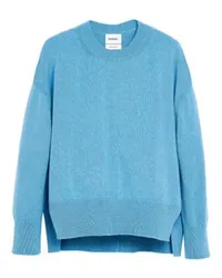 Barrie Ikonischer Oversized-Kaschmirpullover Blue