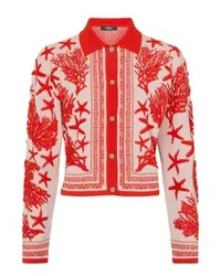 Versace Cardigan Barocco Sea Pink