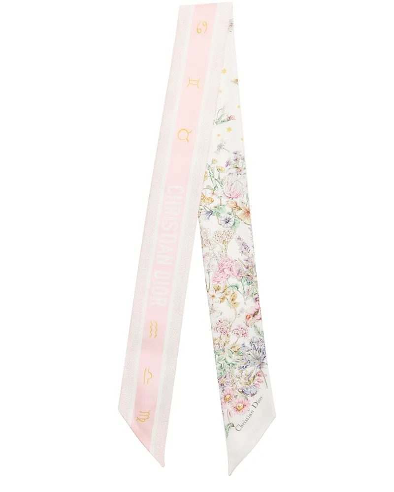 Dior Astral Flowers Mitzah-Schal White