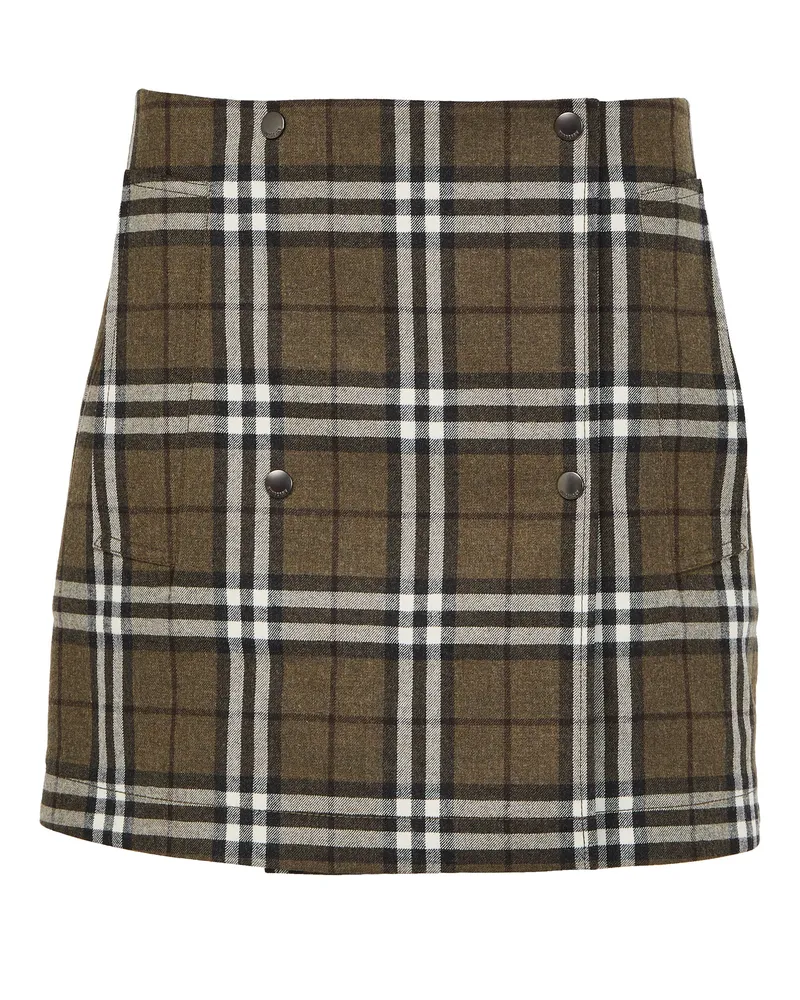 Burberry Geknöpfter Minirock 