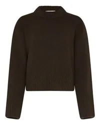 Lisa Yang Kaschmirpullover mit rundhalsausschnitt Sony Brown