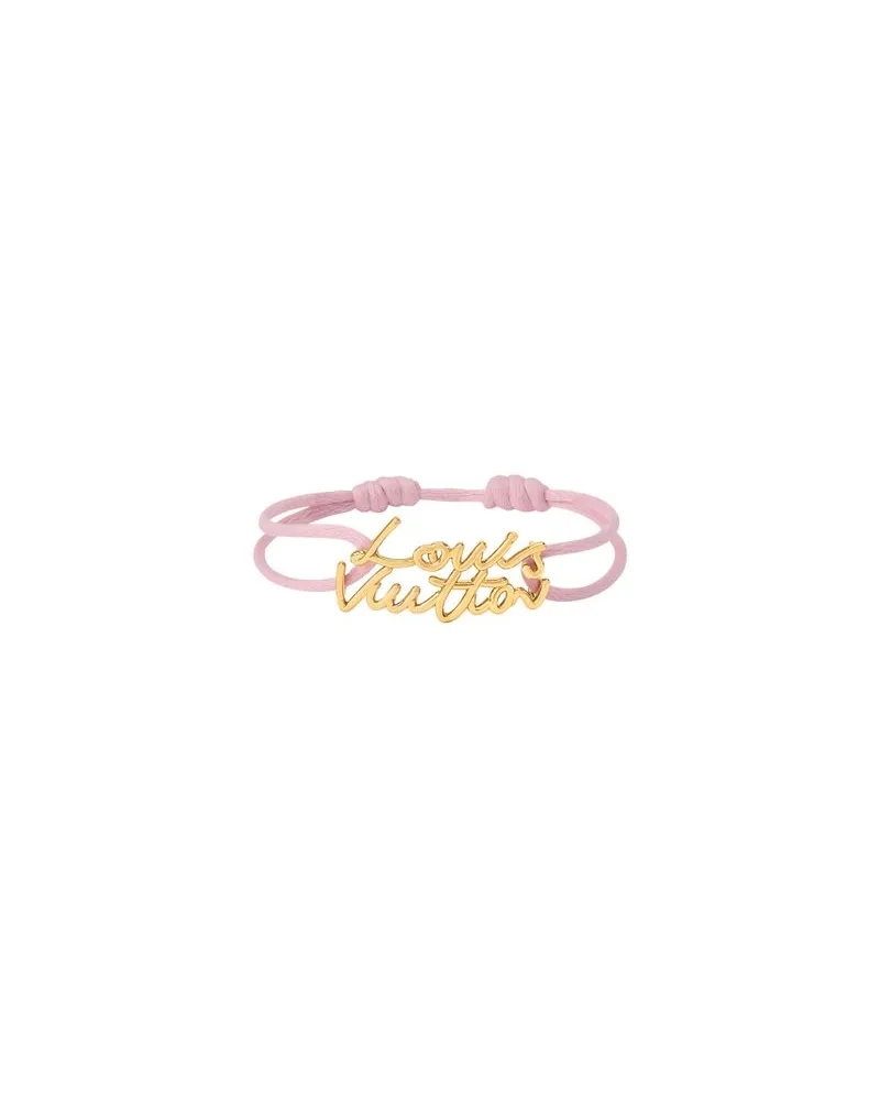 Louis Vuitton LV Script Armband Pink