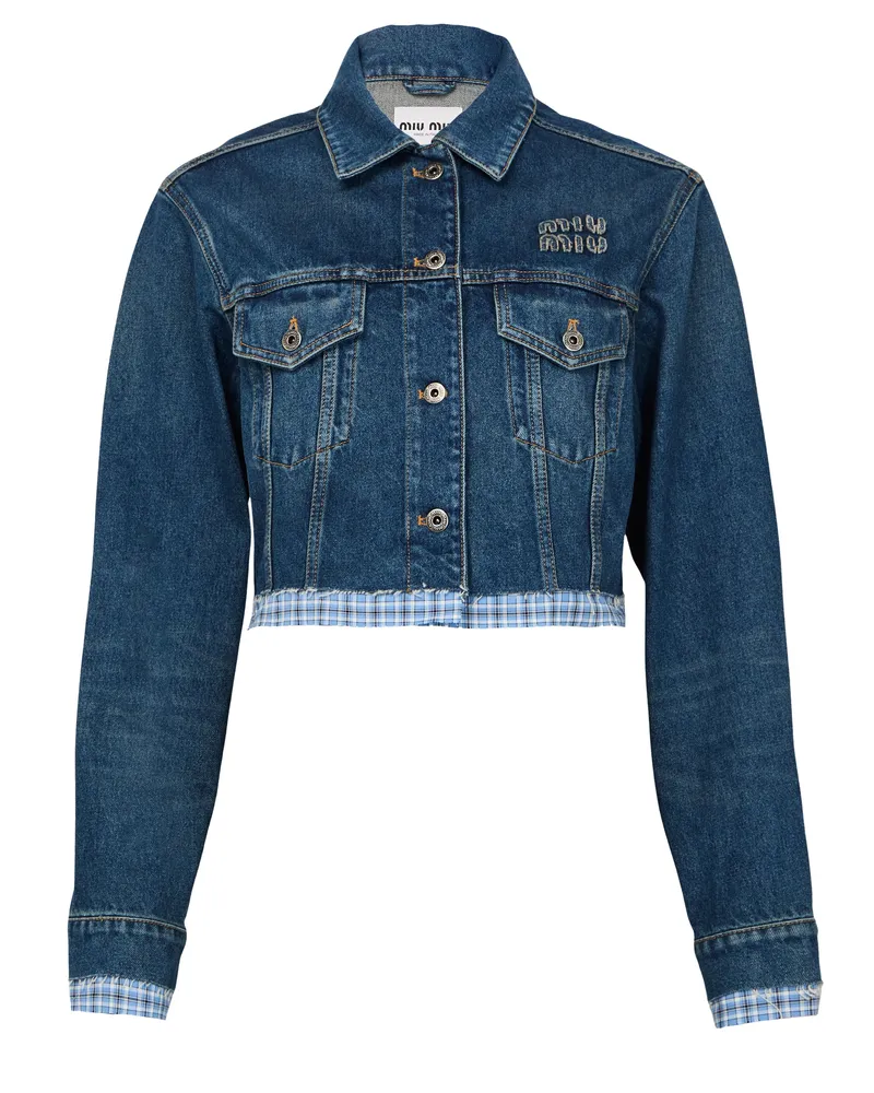 Miu Miu Kurze Jacke aus Denim 