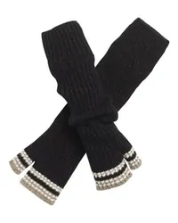 Barrie Fingerlose Handschuhe Black