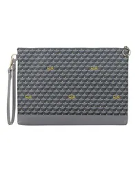 Fauré Le Page Clutch Pochette Zip 33 Grey