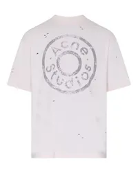 Acne Studios Logo-T-Shirt Pink