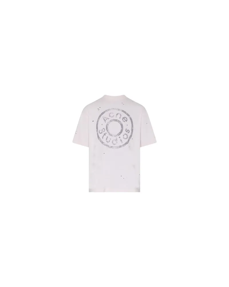 Acne Studios Logo-T-Shirt Pink