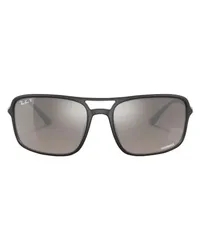 Ray Ban Rechteck-Sonnenbrille Black