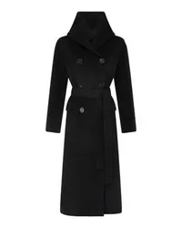 Max Mara Favola langer Mantel Black