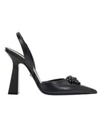 Versace Slingback-Pumps La Medusa Black