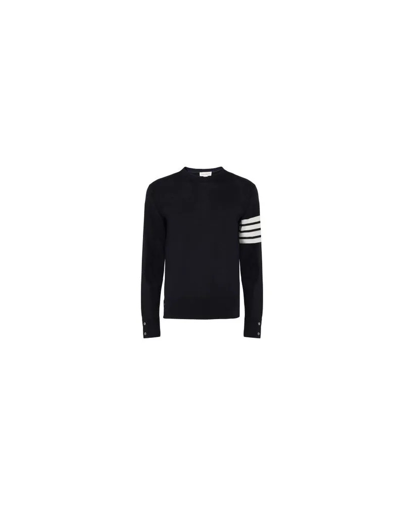 Thom Browne Pullover 4 Bar Navy