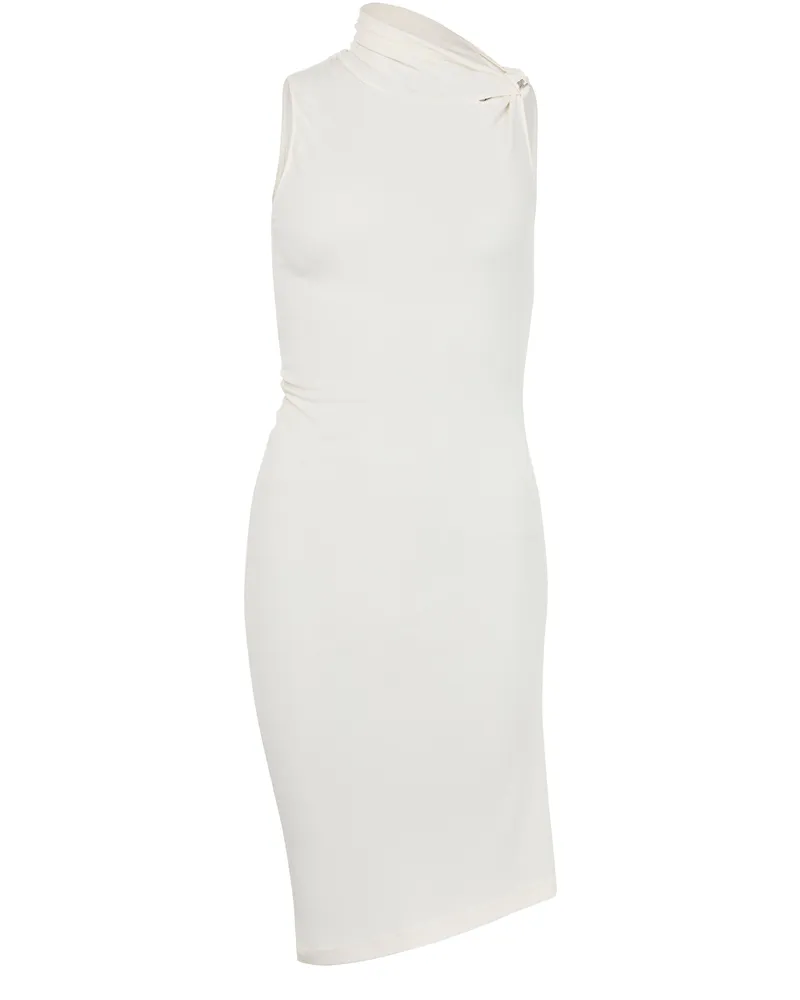 Courrèges Drapiertes Kleid aus Jersey-Crêpe 
