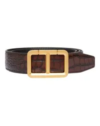 Tom Ford Flechtgürtel T Brown