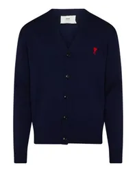 AMI Paris Cardigan Ami de Coeur Navy