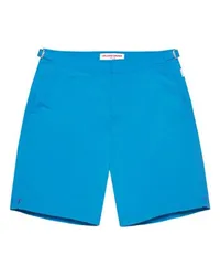 Orlebar Brown Lange Badeshorts Dane Navy