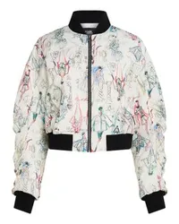 Karl Lagerfeld K/Archive Bomberjacke mit Skizzenmotiv Multicolor