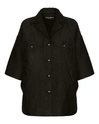 Dolce & Gabbana Kurzes Cape Black