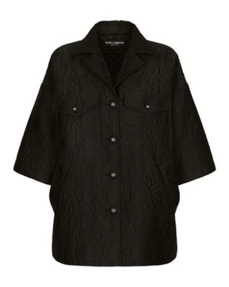 Dolce & Gabbana Kurzes Cape Black