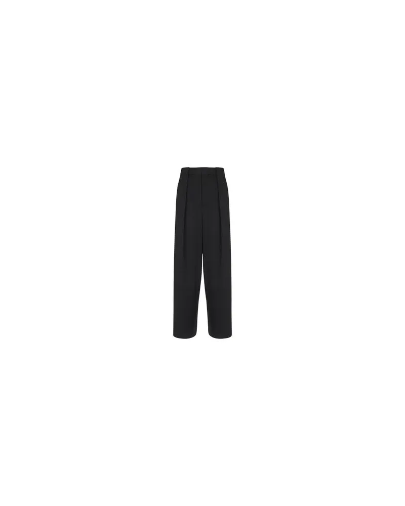 Balmain Bundfaltenhose Black