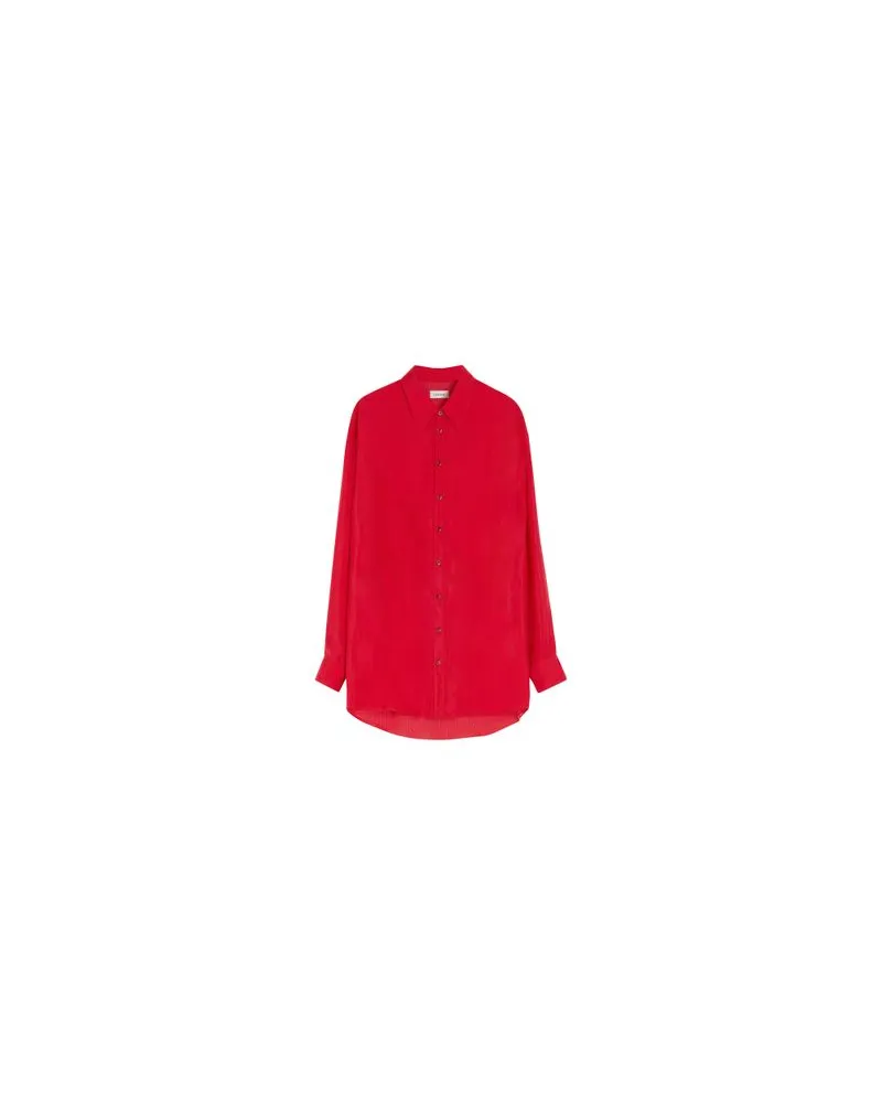 Louis Vuitton Poncho W/ Wide Collar Red