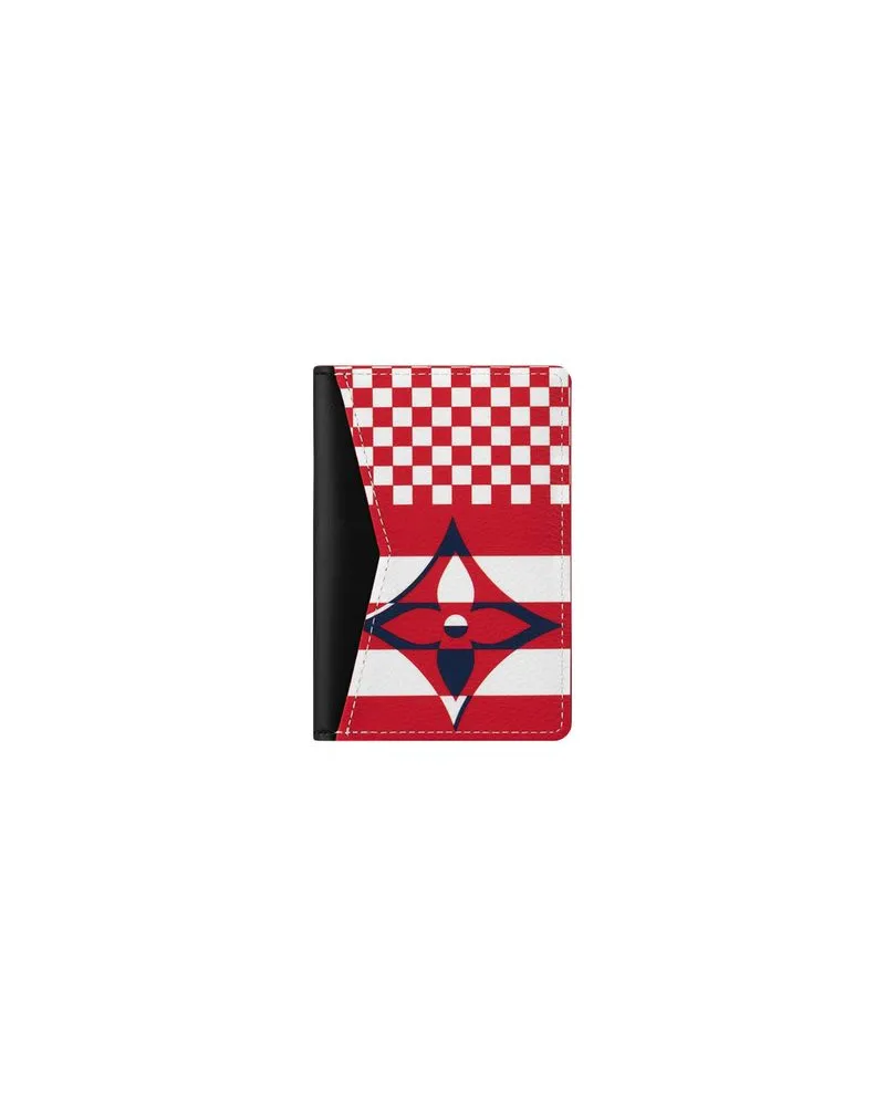 Louis Vuitton Poncho W/ Wide Collar Red