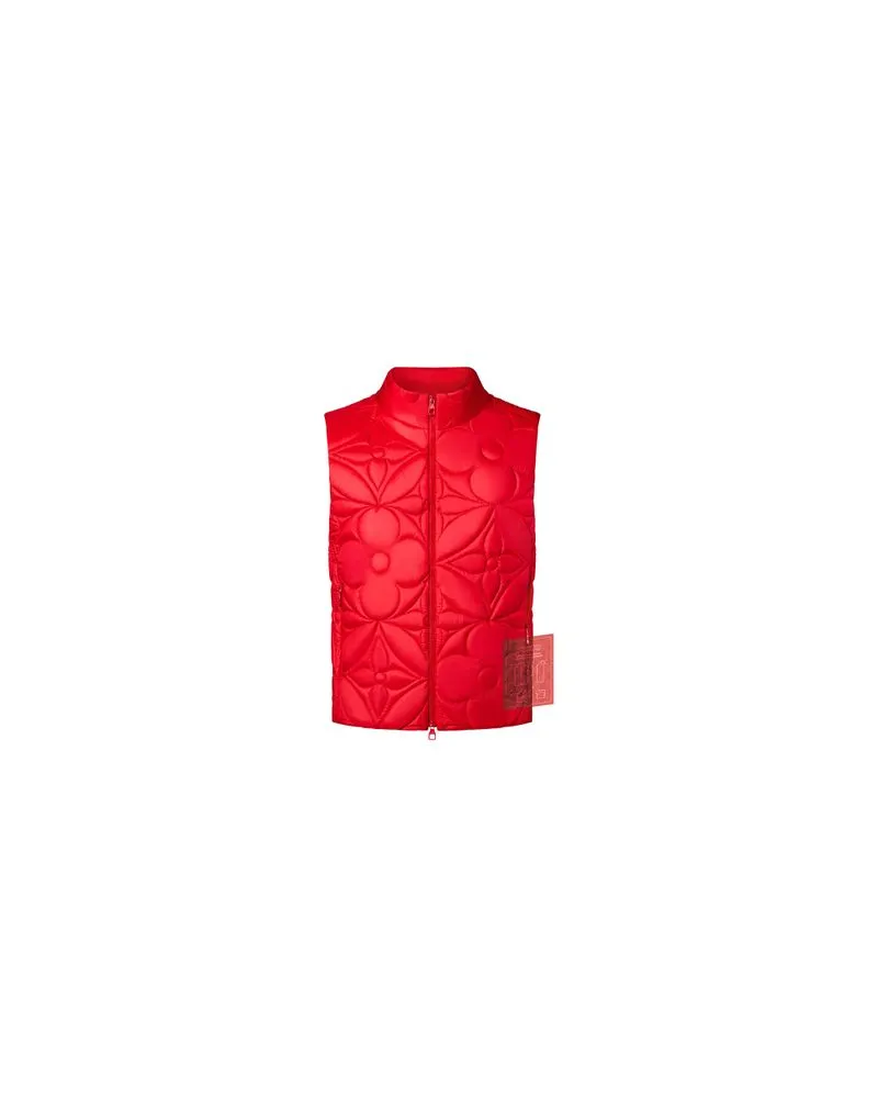 Louis Vuitton Poncho W/ Wide Collar Red