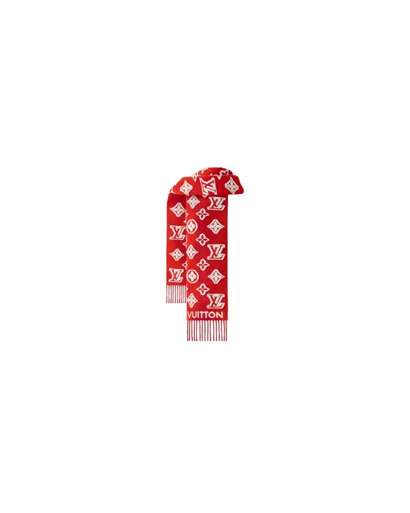 Louis Vuitton Poncho W/ Wide Collar Red
