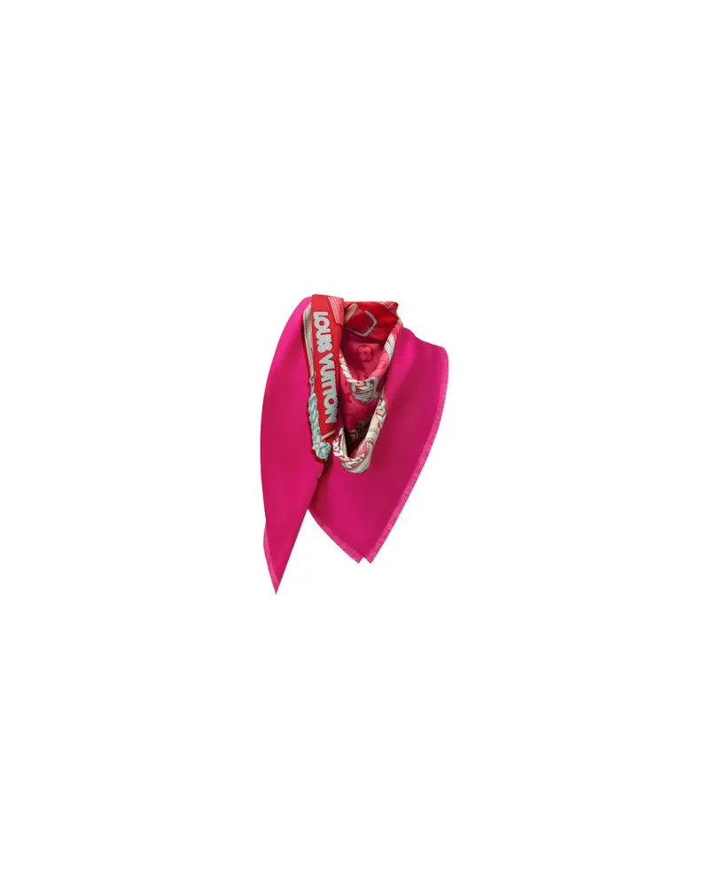 Louis Vuitton Poncho W/ Wide Collar Red