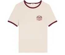 T-shirt aus baumwolljersey im 70er-stil