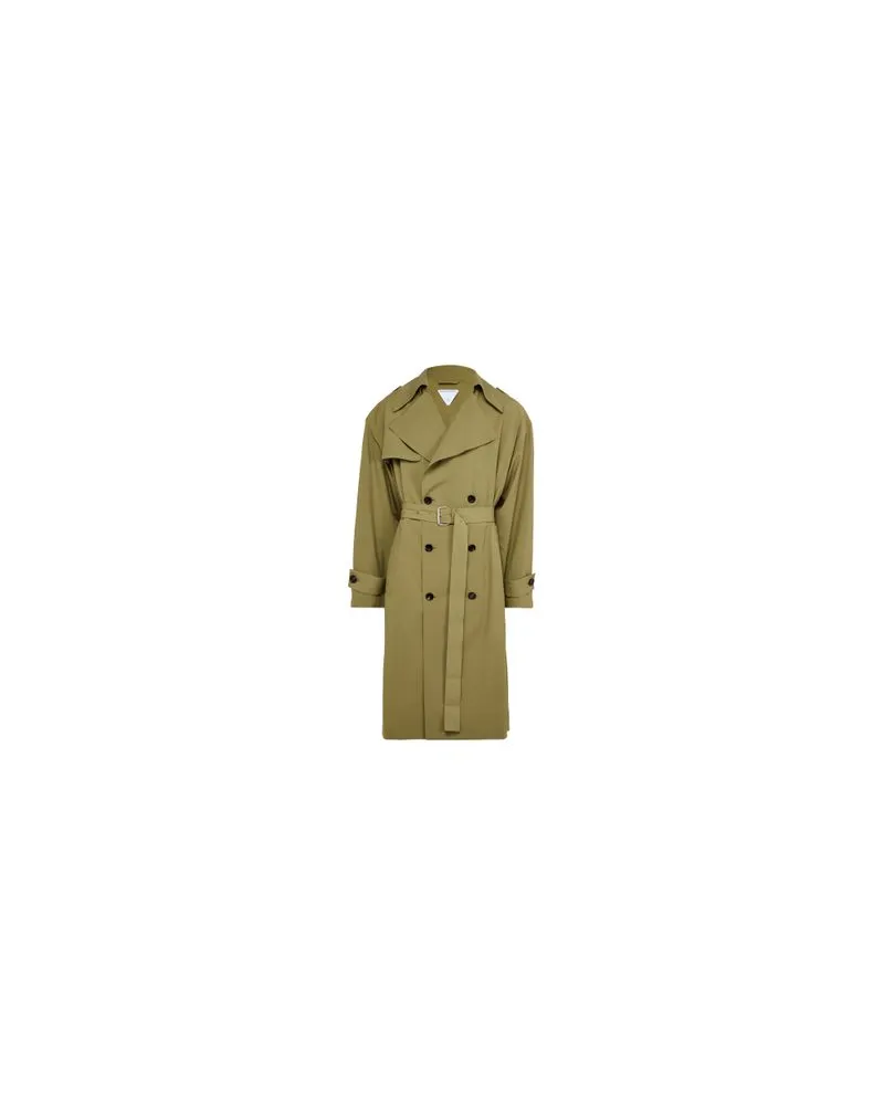 Bottega Veneta Cotton trench coat Green