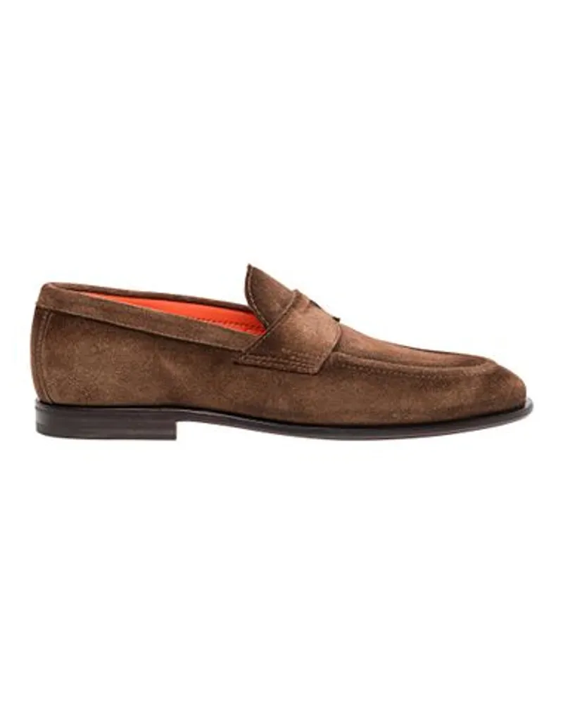 Santoni Loafers Brown