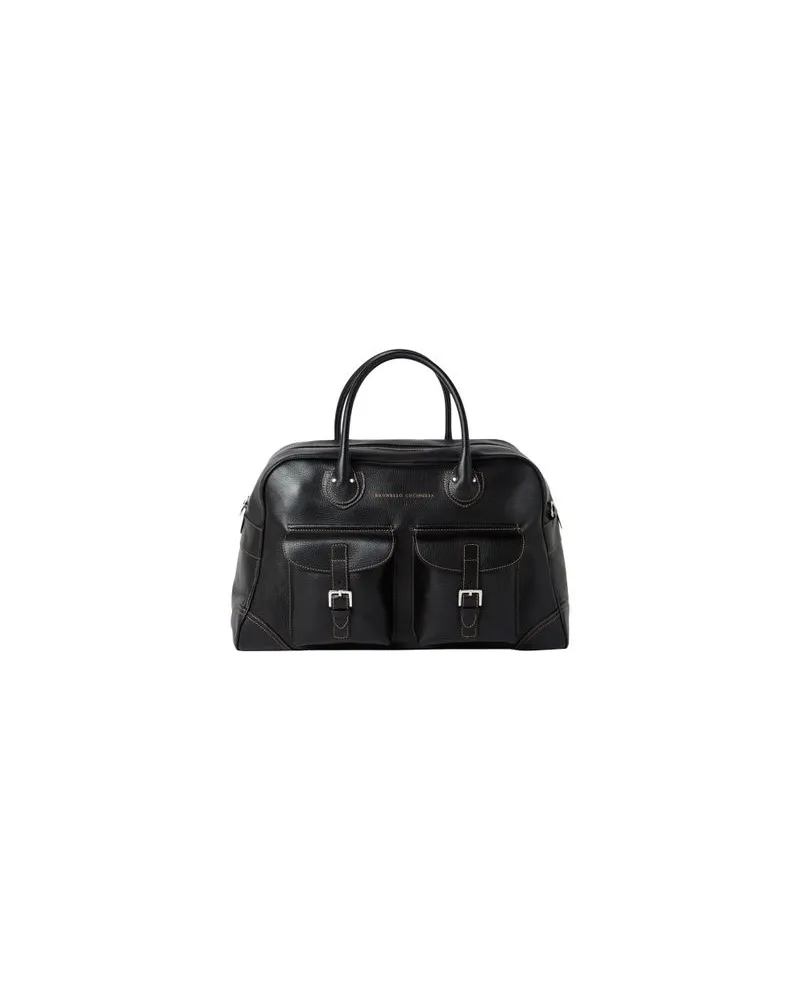 Brunello Cucinelli Weekender-Tasche Black