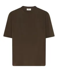 AMI Paris Kurzarm-T-Shirt Brown