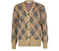 Cardigan mit Check-Muster