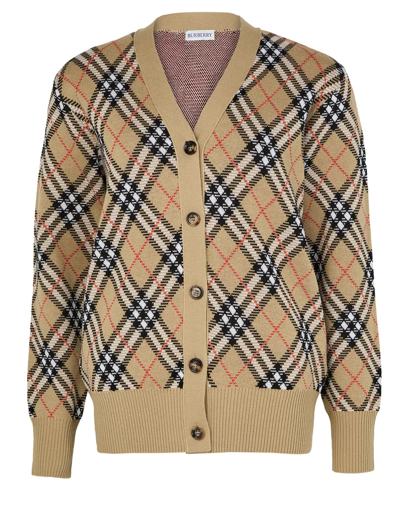 Burberry Cardigan mit Check-Muster 