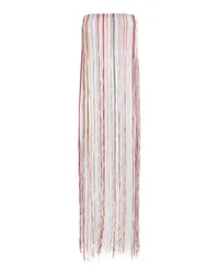 Missoni Strandkleid im Bustier-Stil mit Fransen und Lurex Multicolor