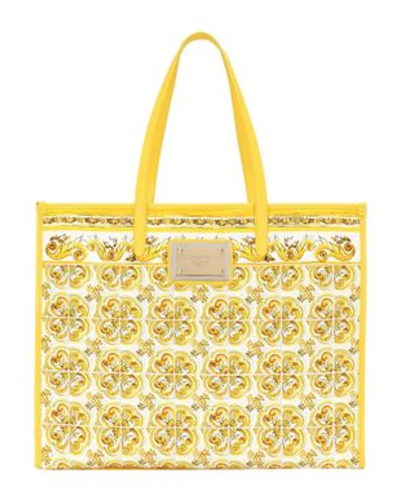 Dolce & Gabbana Großer Shopper Multicolor