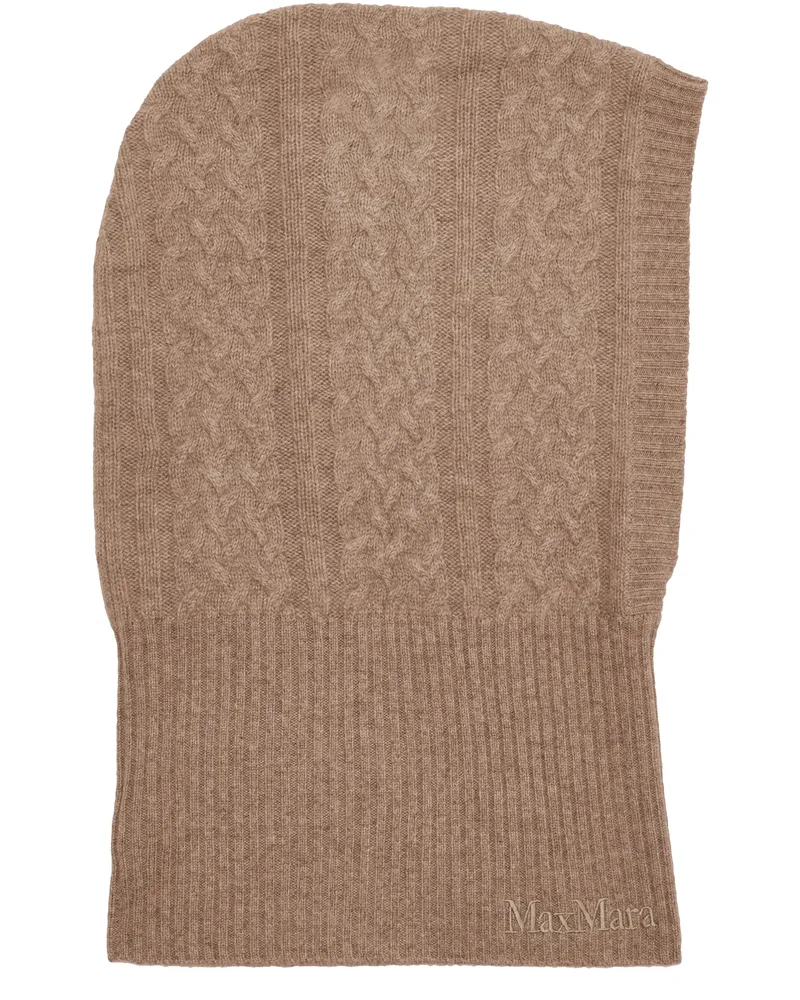 Max Mara Kapuzenmütze Romana Beige