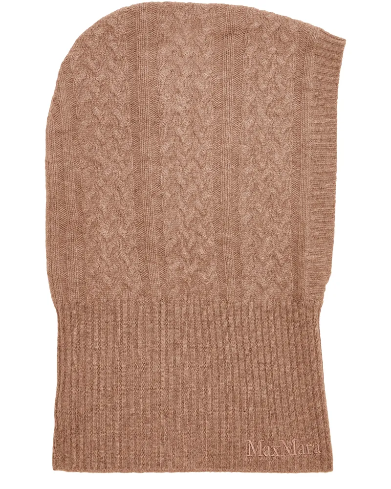 Max Mara Kapuzenmütze Romana Beige