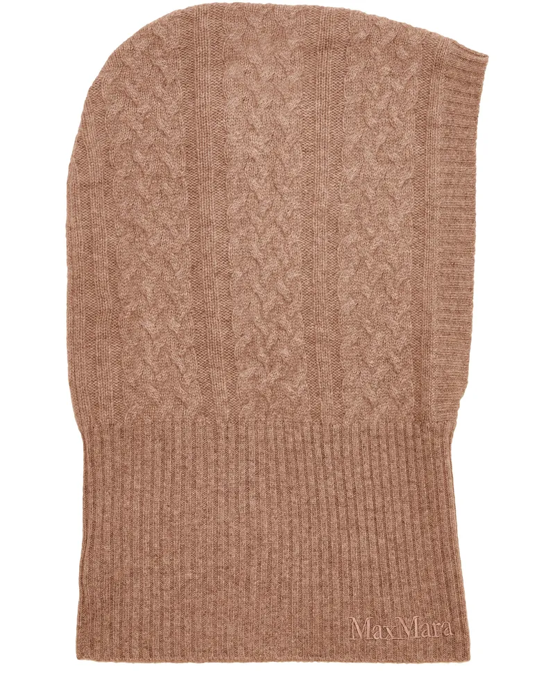 Max Mara Kapuzenmütze Romana Beige