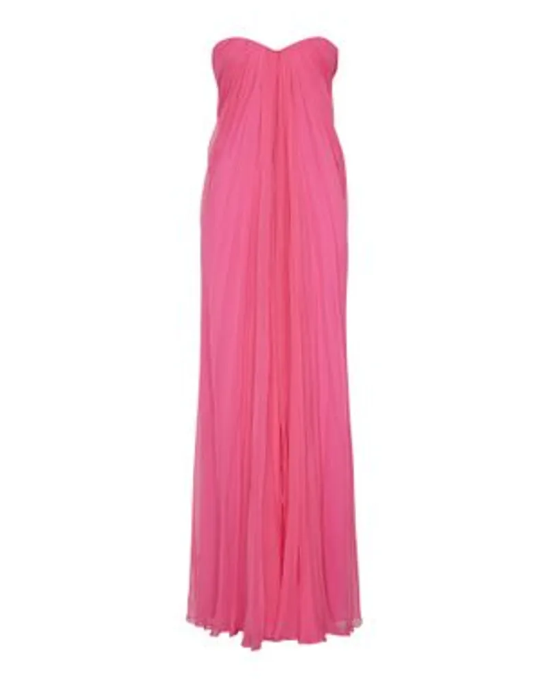 Alexander McQueen Bustier-Kleid Pink