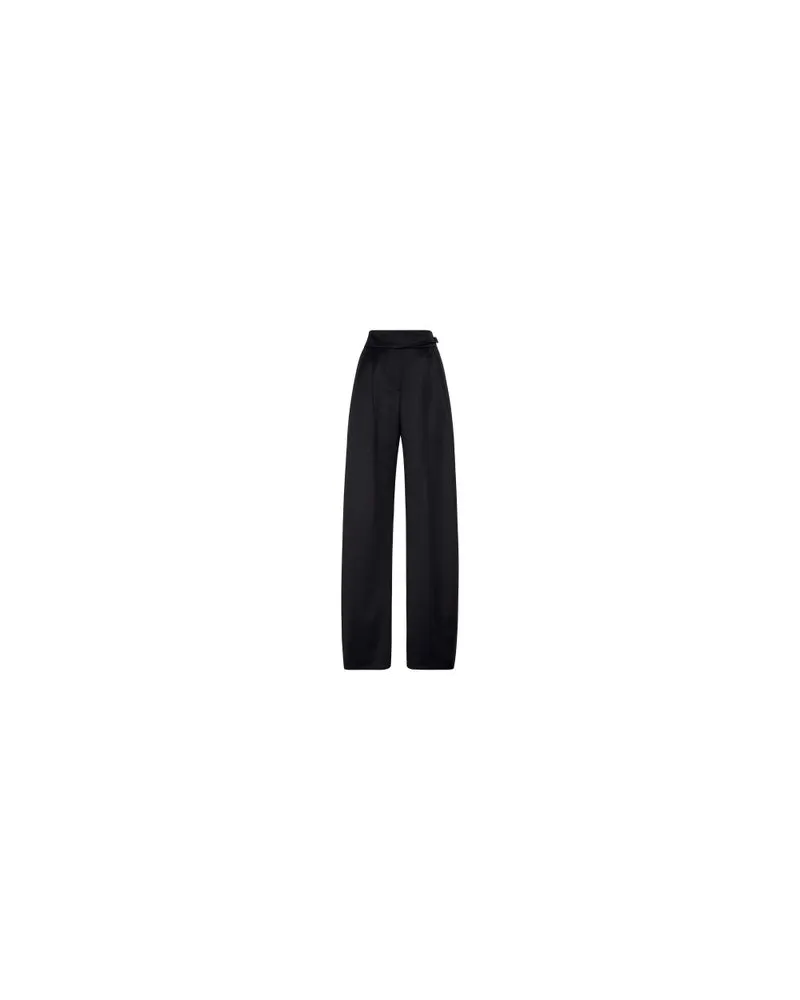 Brunello Cucinelli Loose Tailored-Hose mit Monili Black