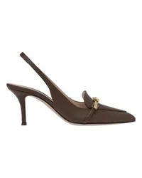 Gianvito Rossi Sling-Pumps Carrey 70 Brown