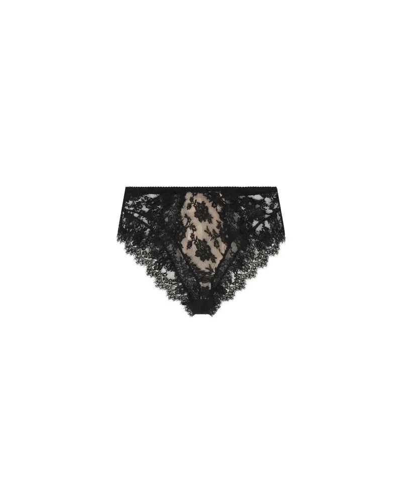 Dolce & Gabbana Slip mit hoher Taille Black