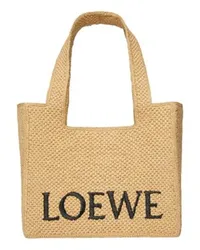 Loewe Cabas-Tasche Medium mit Logo Beige